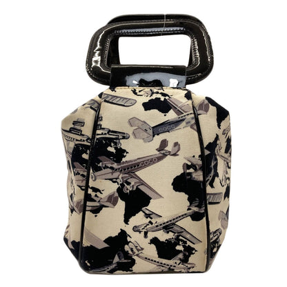 Chanel Air Line Airplane Pattern Handbag Canvas — view 3