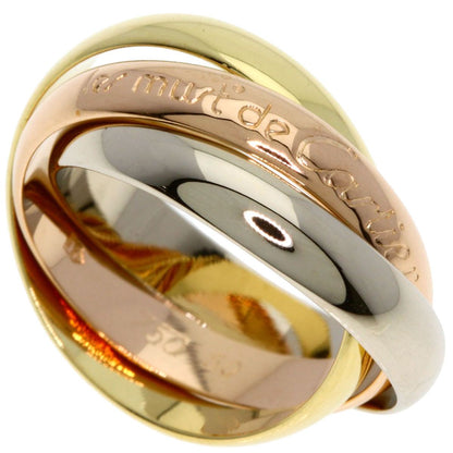 Cartier Trinity 50 Ring 18k Yellow Gold 18k Pink White