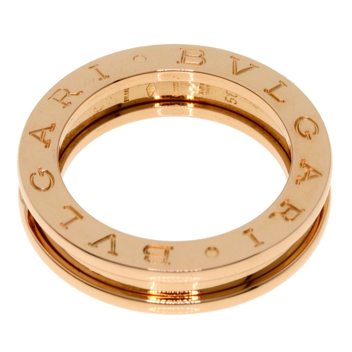 Bvlgari B-zero One Band 50 Ring 18k Pink Gold — view 4