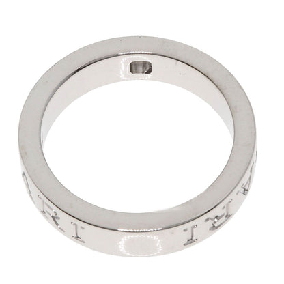 Bvlgari Double Logo Diamond Ring 18k White Gold — view 4