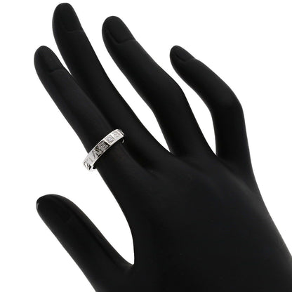 Bvlgari Double Logo Diamond Ring 18k White Gold — view 6