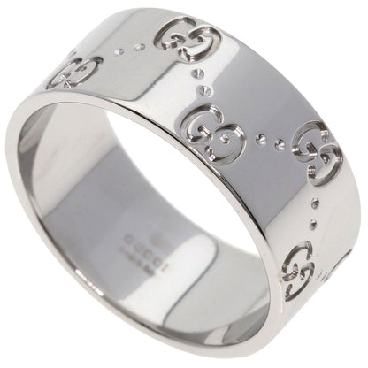 Gucci Icon Wide Ring 18k White Gold
