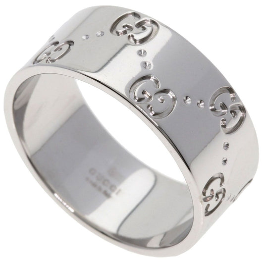 Gucci Icon Wide Ring 18k White Gold