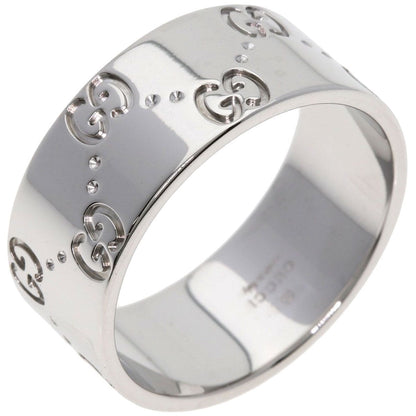 Gucci Icon Wide Ring 18k White Gold — view 2