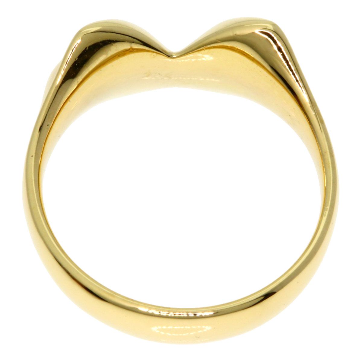Tiffany & Co Ribbon Motif Ring 18k Yellow Gold — view 4