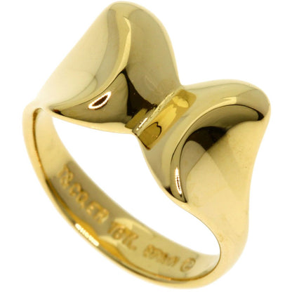 Tiffany & Co Ribbon Motif Ring 18k Yellow Gold