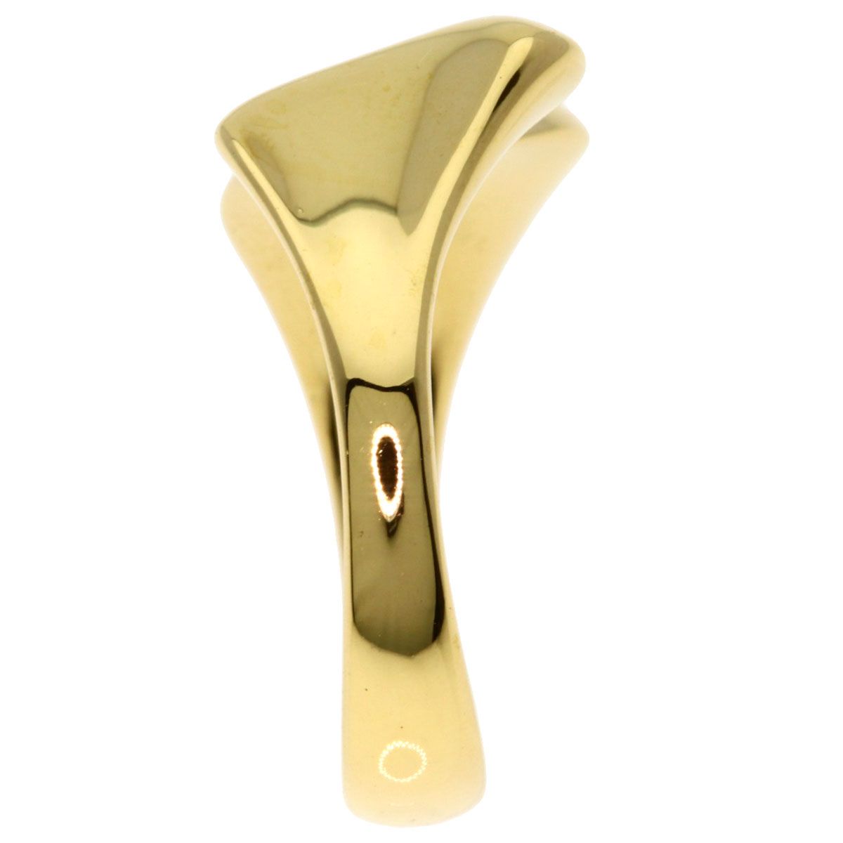 Tiffany & Co Ribbon Motif Ring 18k Yellow Gold — view 3