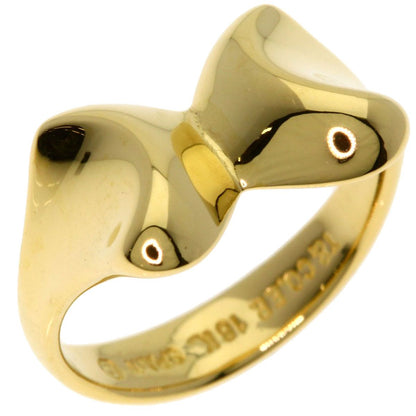 Tiffany & Co Ribbon Motif Ring 18k Yellow Gold — view 2