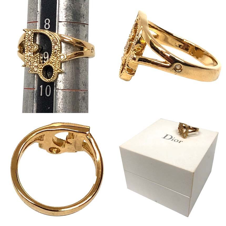 Dior Logo Ring Gold — view 2