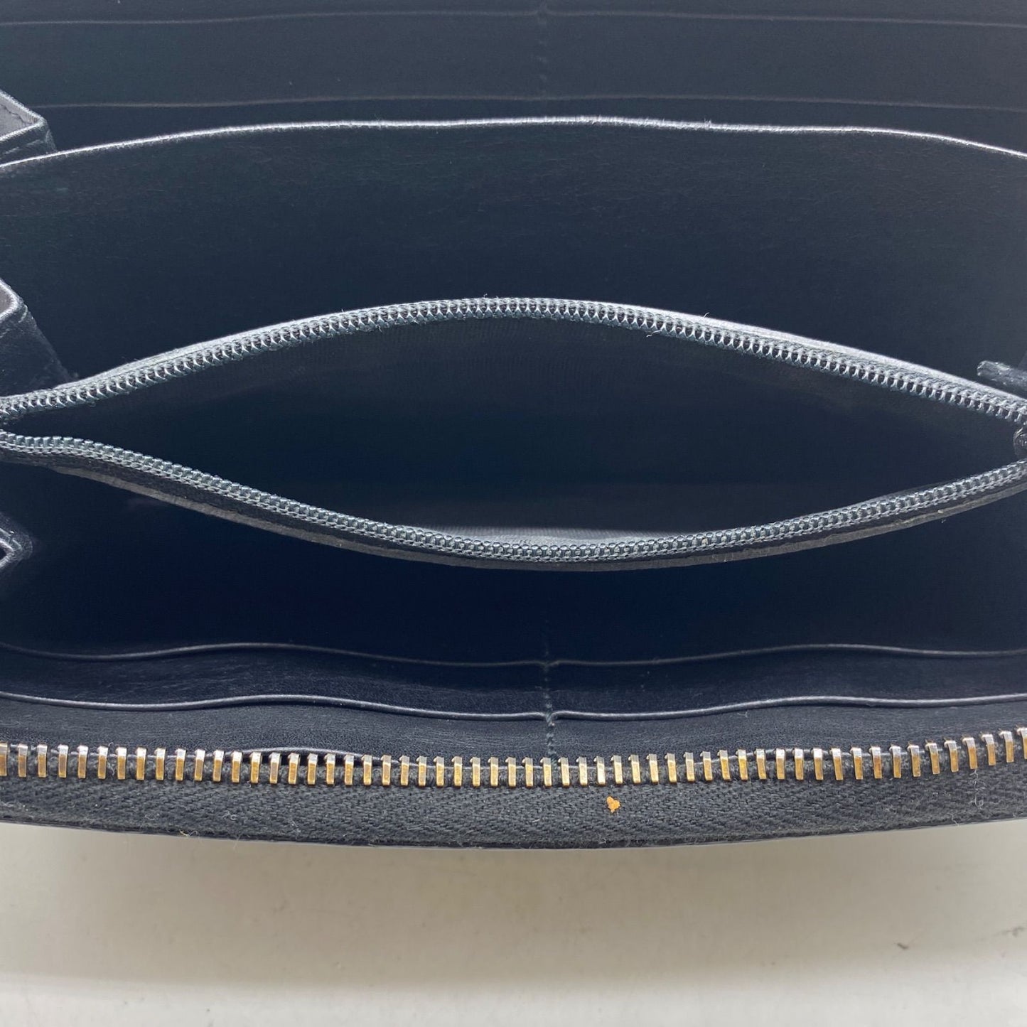 Gucci Wallet Guccissima Round Micro GG Leather Black — view 7