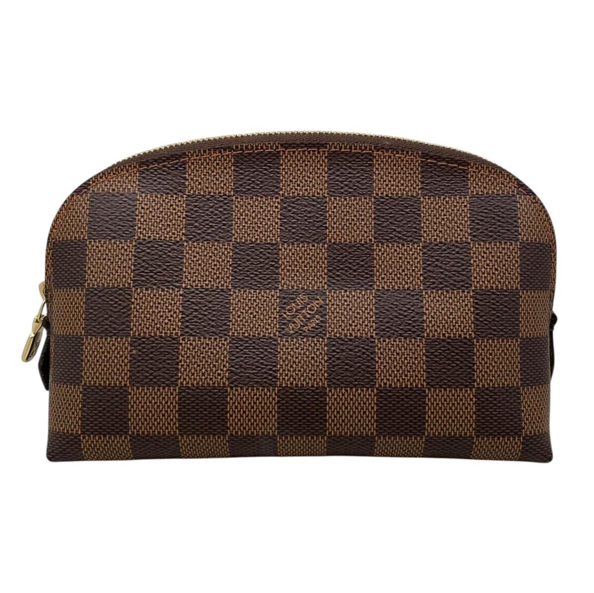 Louis Vuitton Pouch Pochette Cosmetic Damier Ebene