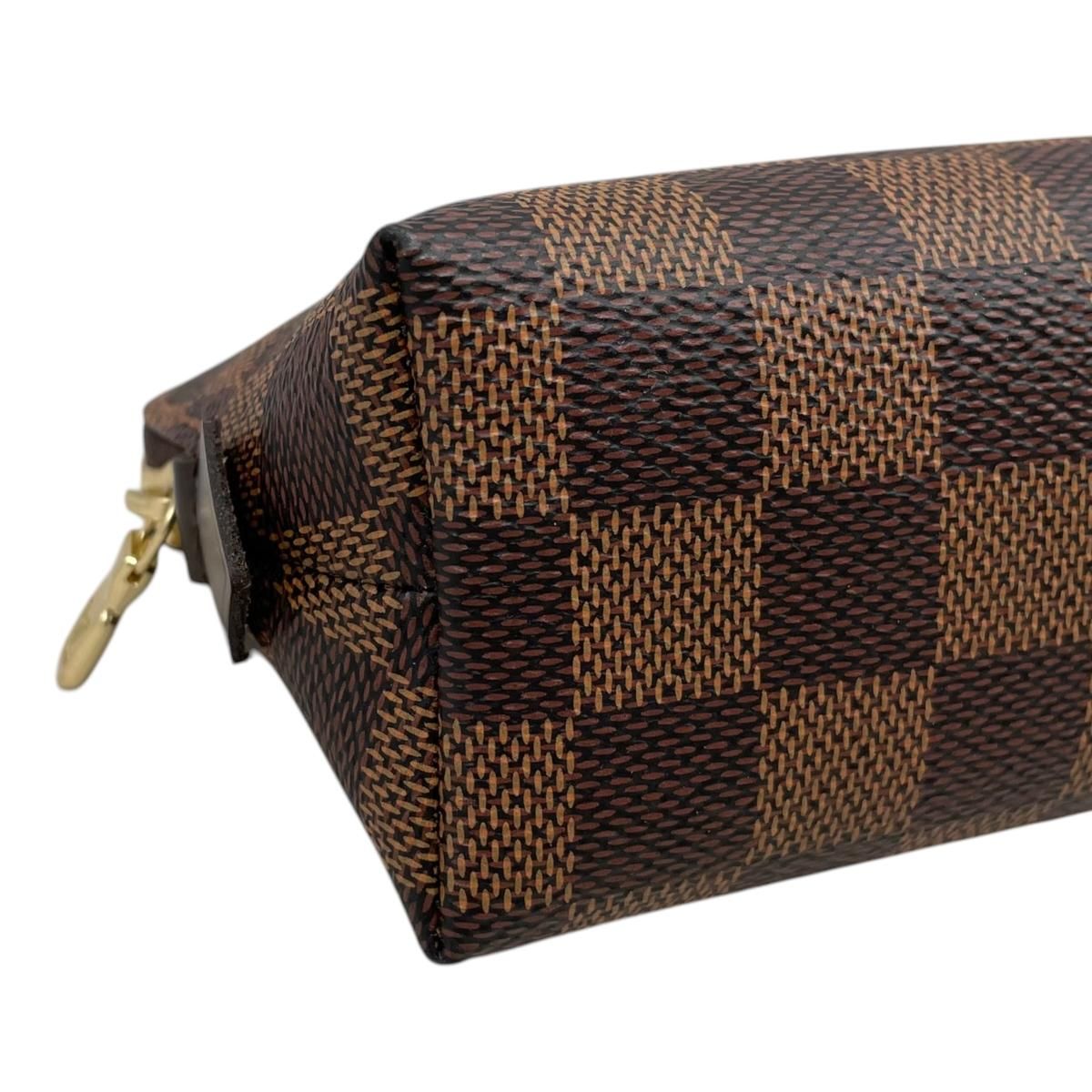 Louis Vuitton Pouch Pochette Cosmetic Damier Ebene — view 6