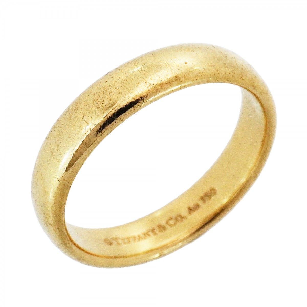 Tiffany & Co Ring Wedding Band 18k Yellow Gold