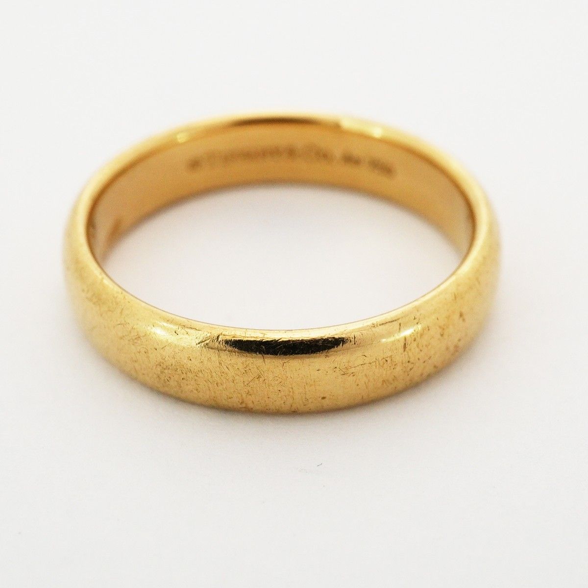 Tiffany & Co Ring Wedding Band 18k Yellow Gold — view 3