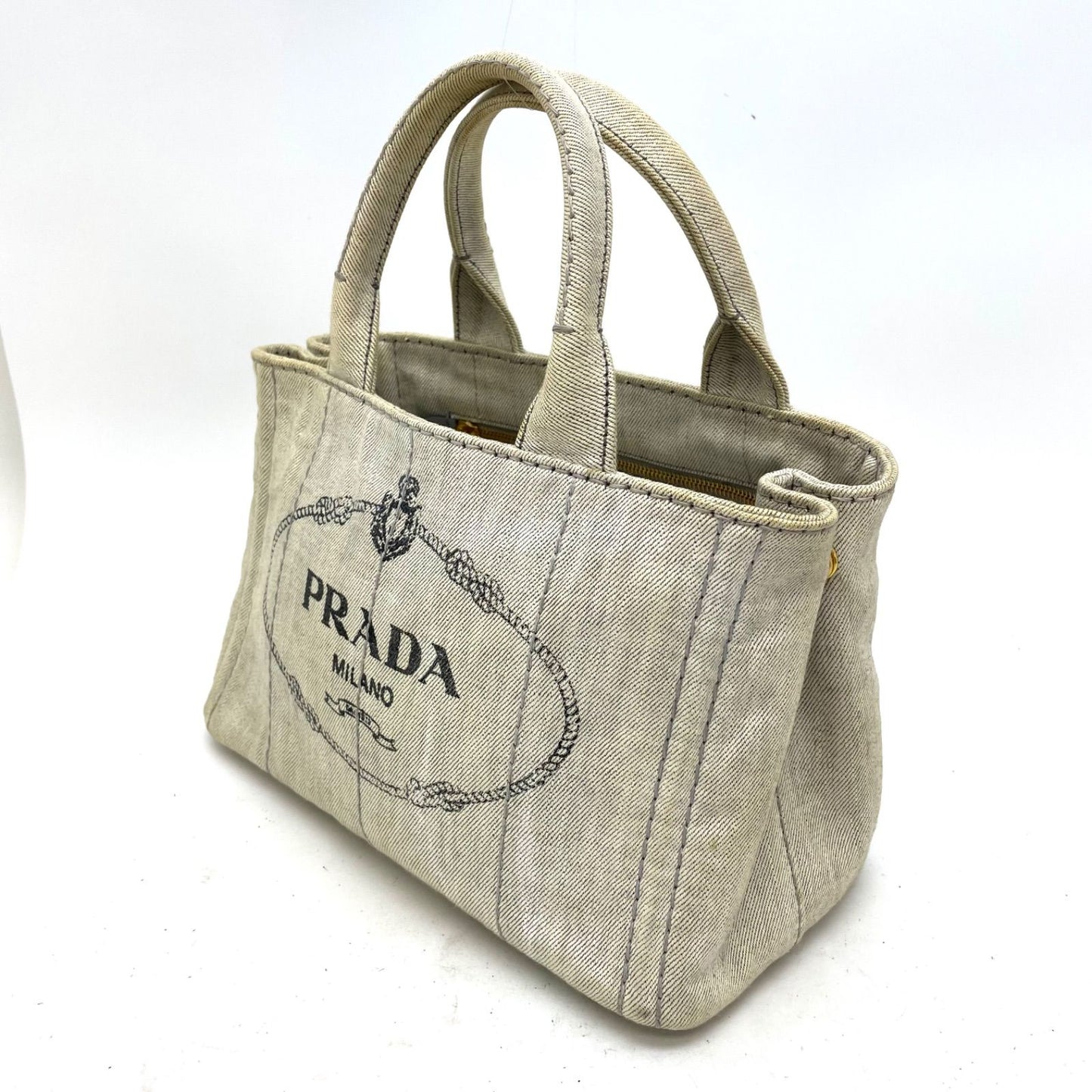 Prada Tote Canapa Canvas Travel — view 2
