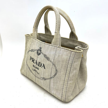 Prada Tote Canapa Canvas Travel — view 2