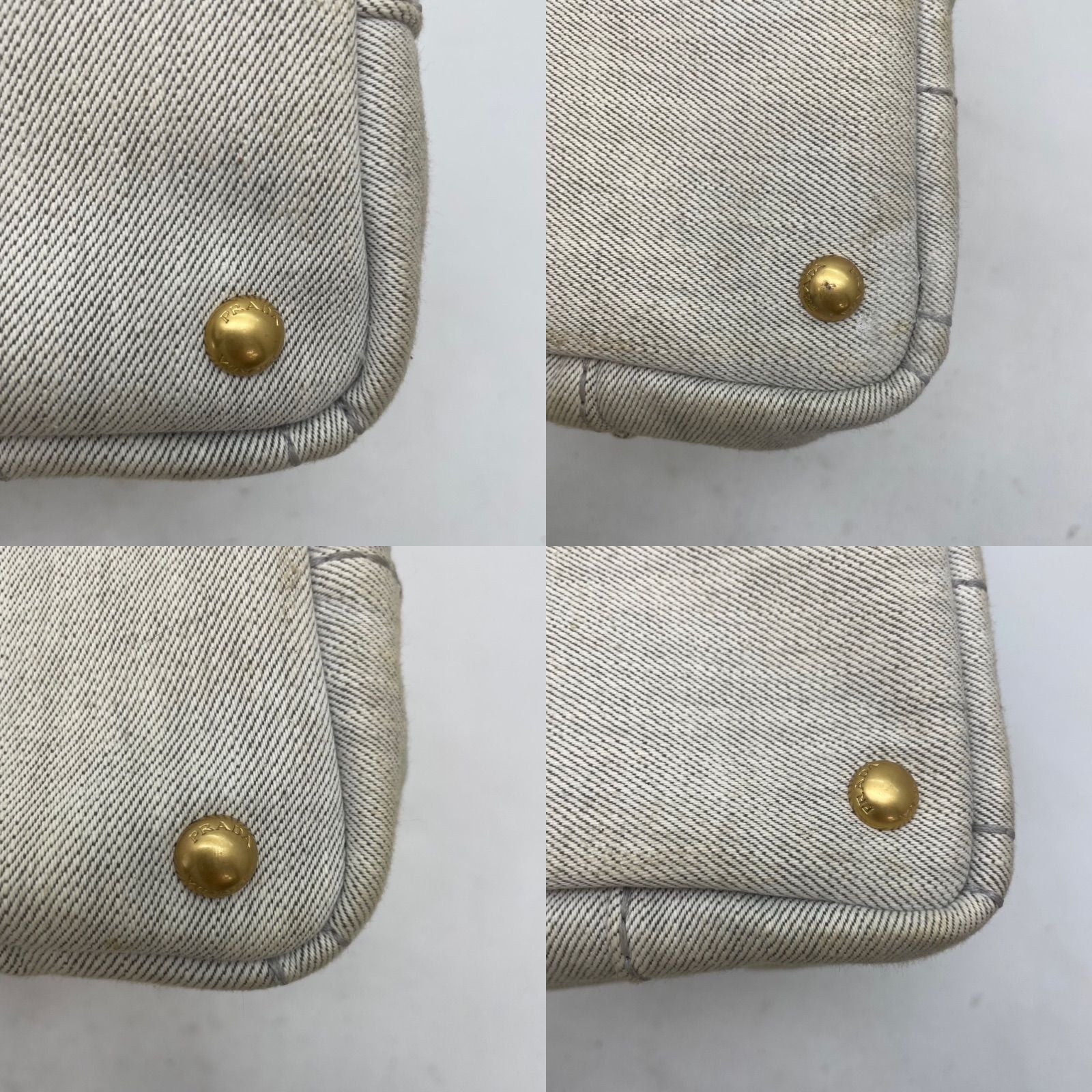 Prada Tote Canapa Canvas Travel — view 7