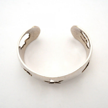 Hermes Bangle Sea Motif 925 Sterling Silver Bracelet — view 3