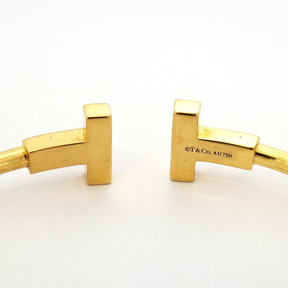 Tiffany & Co Bangle T Wire 18k Yellow Gold Bracelet — view 5