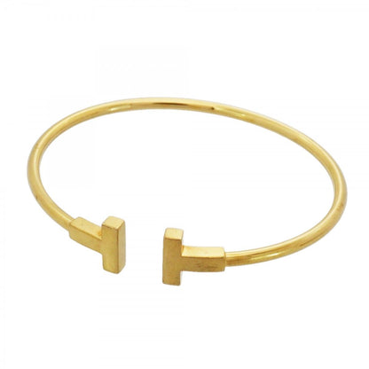 Tiffany & Co Bangle T Wire 18k Yellow Gold Bracelet