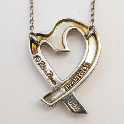 Tiffany & Co Necklace Loving Heart 925 Sterling Silver — view 6