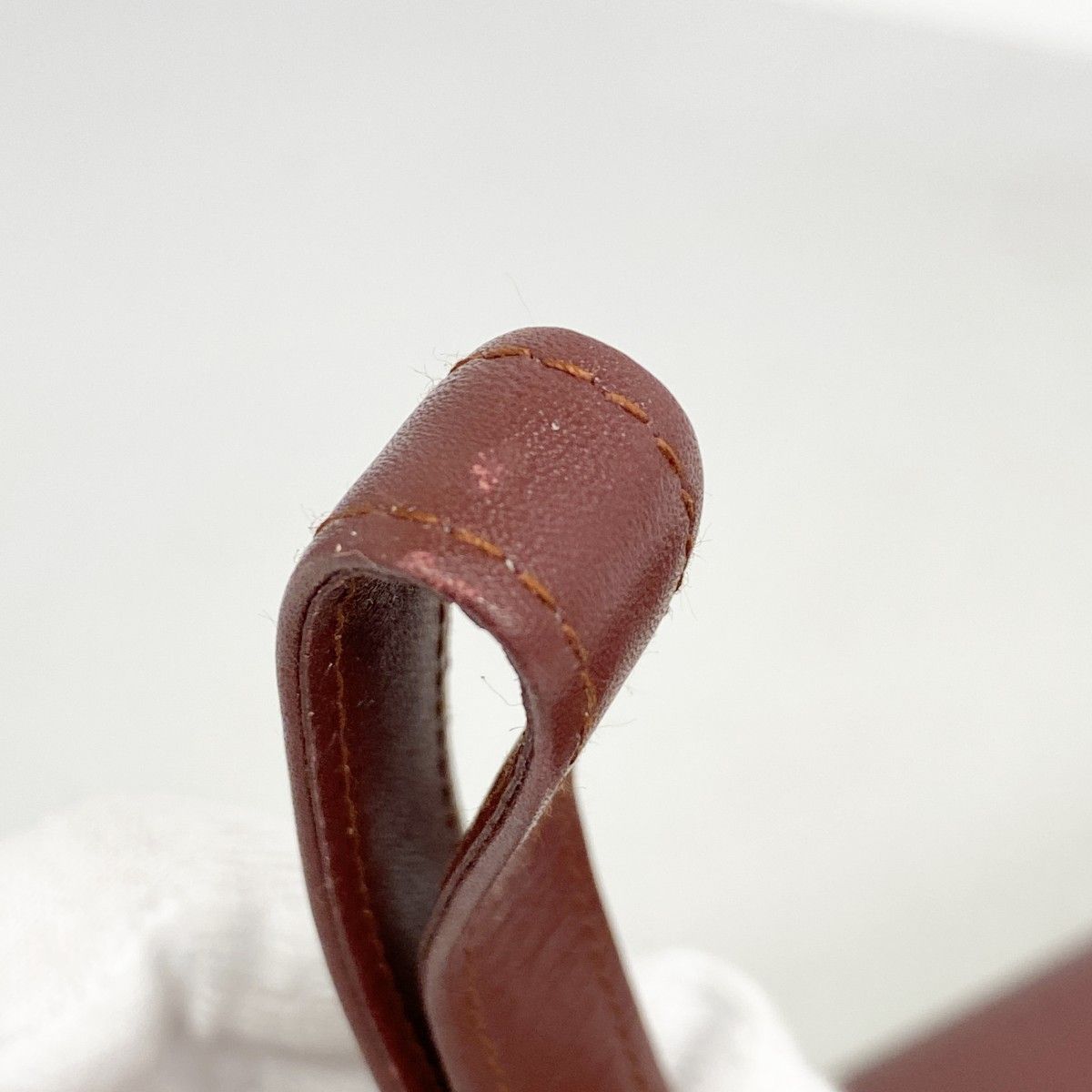 Cartier Clutch Must Leather Bordeaux Gold — view 8