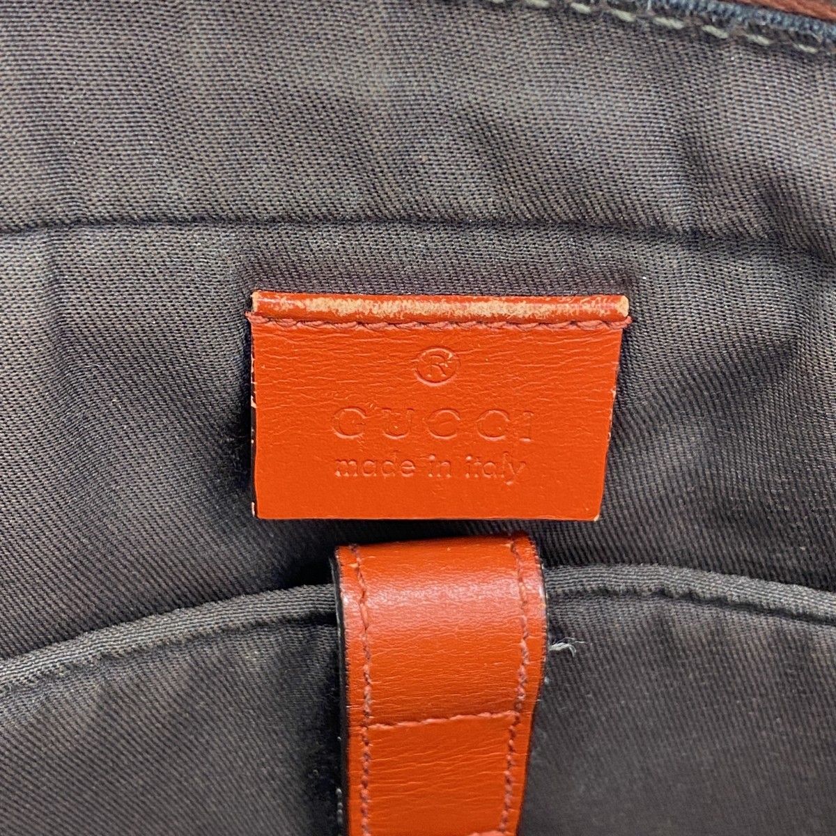 Gucci Business Bag Diamante Orange Gold — view 5