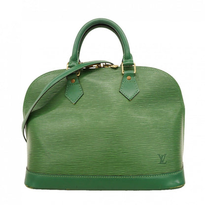 Louis Vuitton Handbag Epi Alma Borneo Green