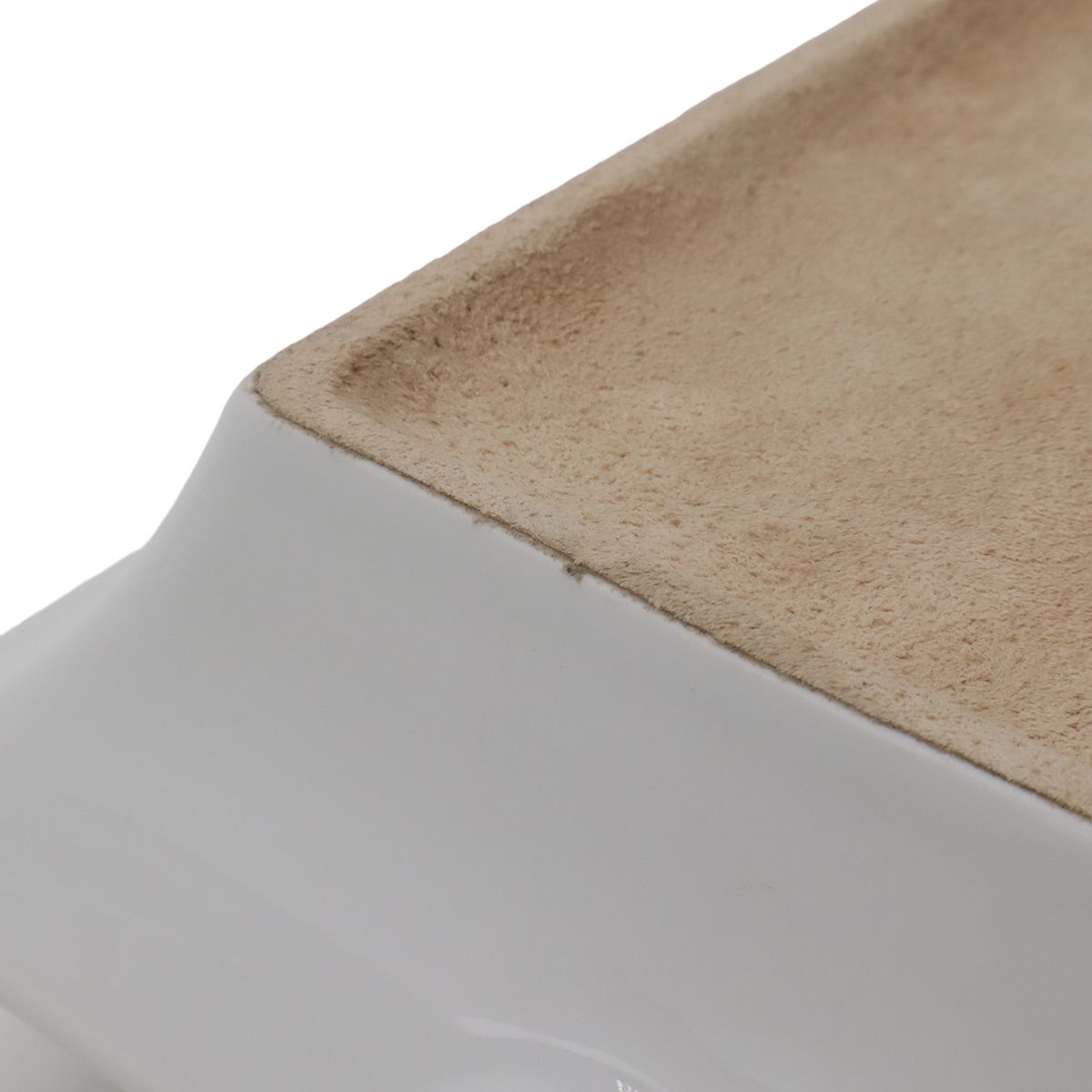 Hermes Ashtray Tray Case Karesansui Japanese Garden Ceramic White Bordeaux — view 5