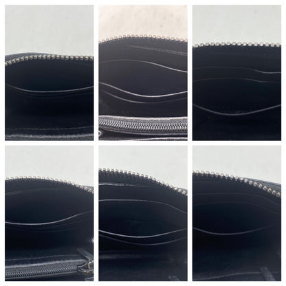 Gucci Wallet Guccissima Round Micro GG Leather Black — view 9