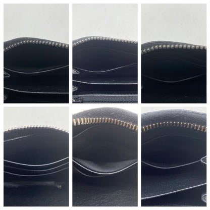 Gucci Wallet Guccissima Round Micro GG Leather Black — view 8
