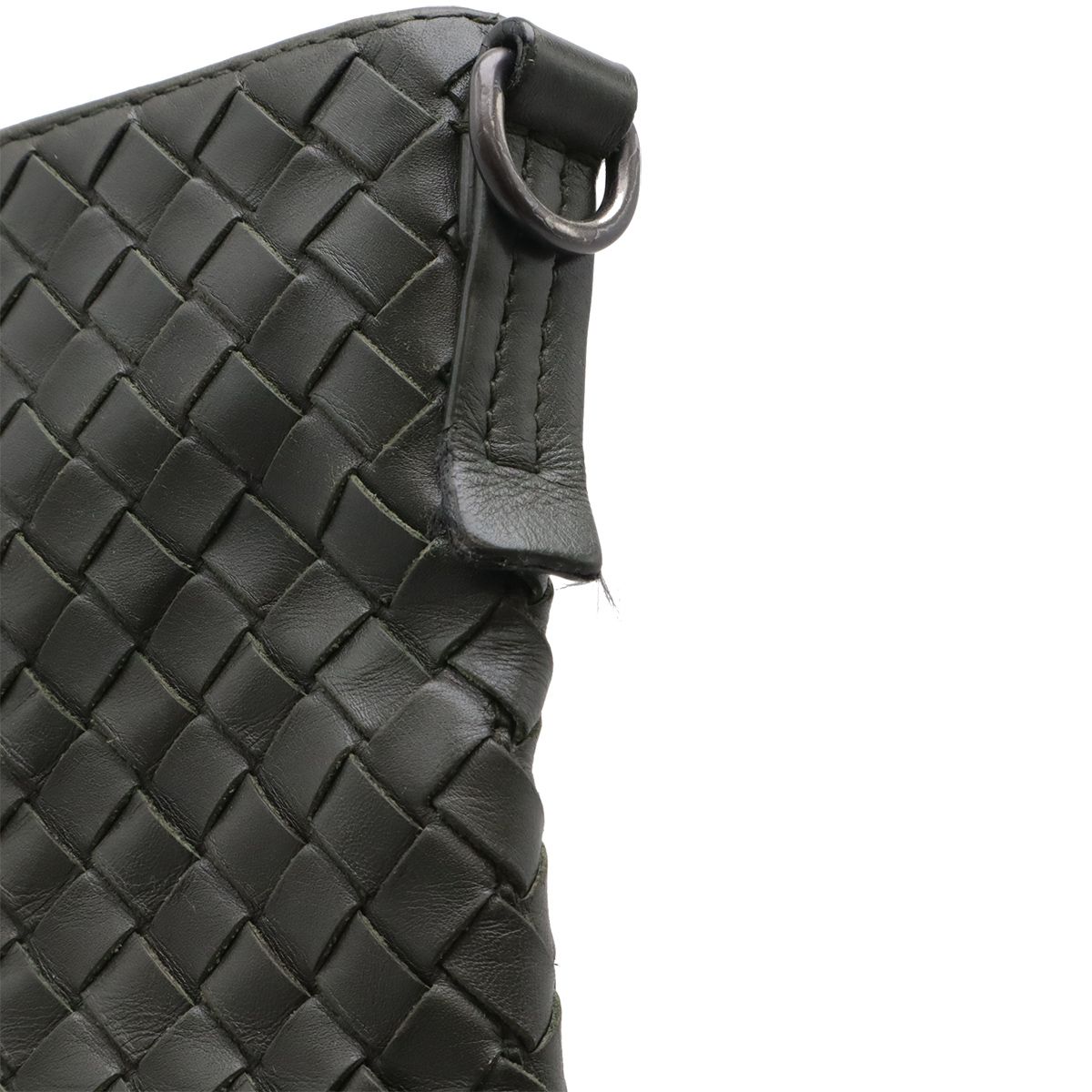 Bottega Veneta Intrecciato Shoulder Bag Crossbody Leather Dark Brown — view 6