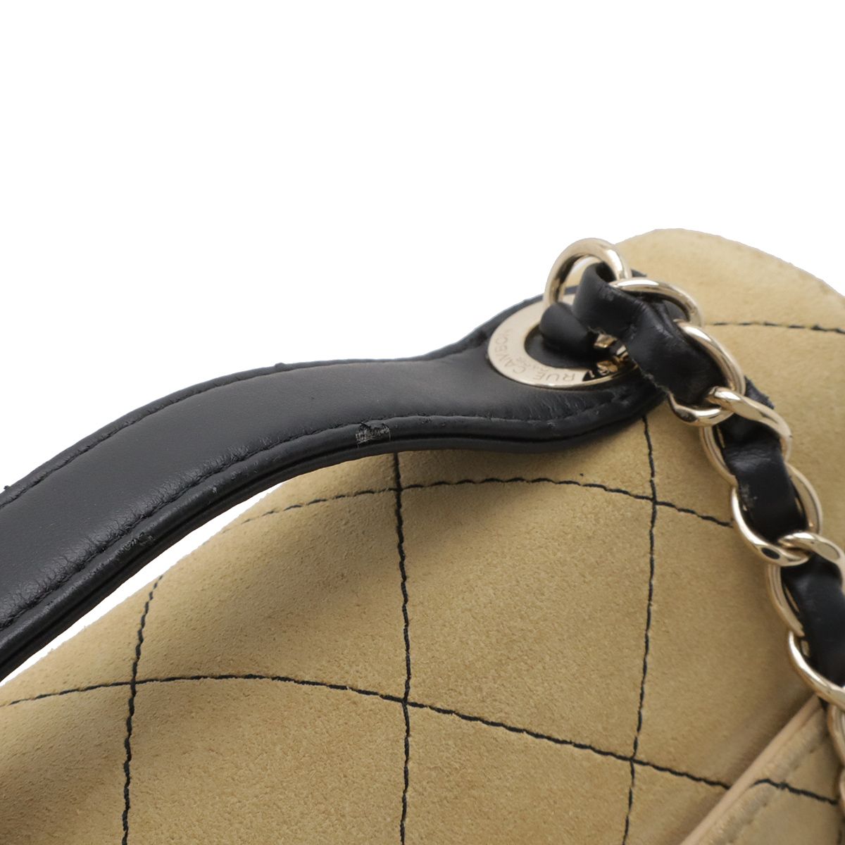 Chanel Business Affinity Small Mini Flap Bag Handbag 2-Way Chain Shoulder Suede — view 5