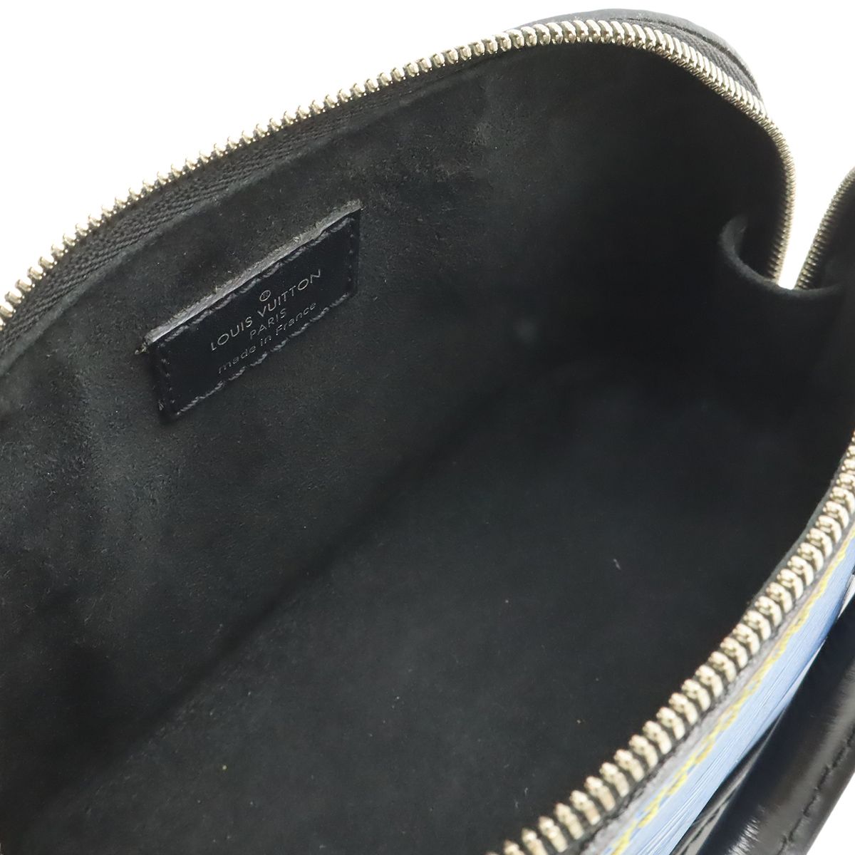 Louis Vuitton Epi Denim Nano Alma Mini Bag 2-Way Light Blue — view 8