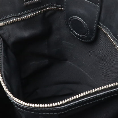 Gucci Soft GG Supreme Tote 2-Way Shoulder Bag Crossbody Leather Beige Black — view 9