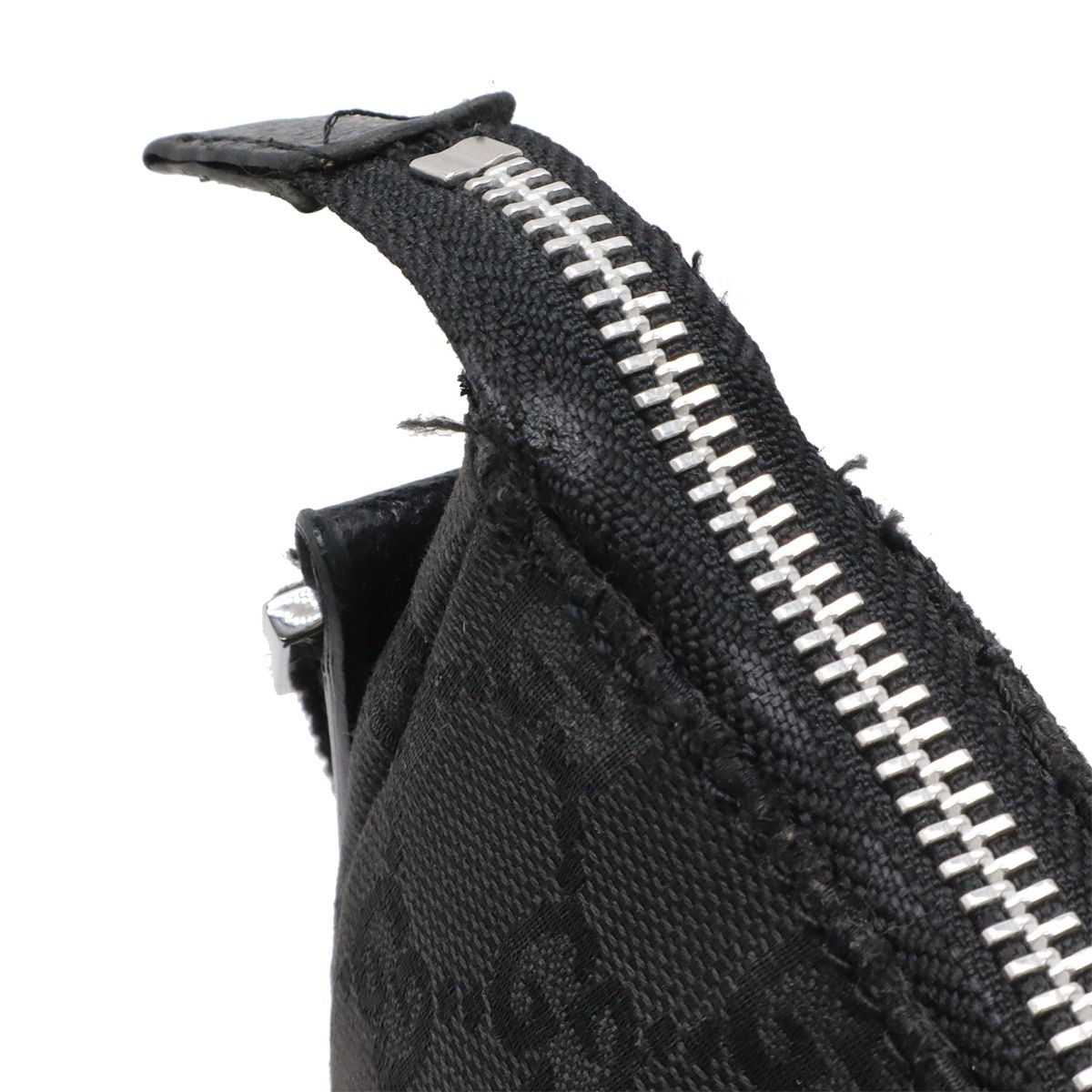 Gucci GG Canvas Shoulder Bag Crossbody Leather Black — view 6