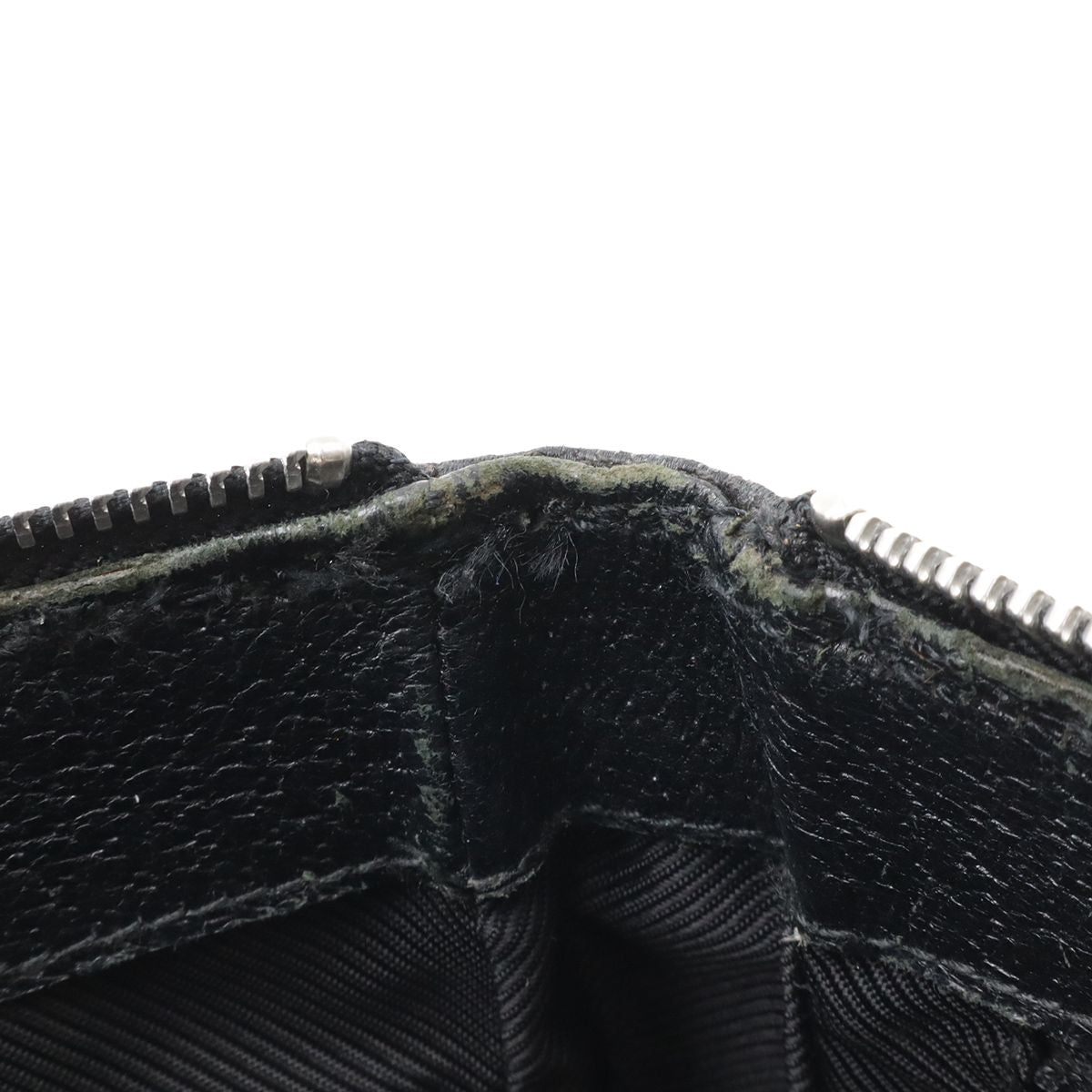 Gucci GG Canvas Shoulder Bag Crossbody Leather Black — view 8