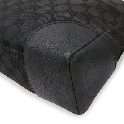 Gucci GG Canvas Shoulder Bag Crossbody Leather Black — view 3