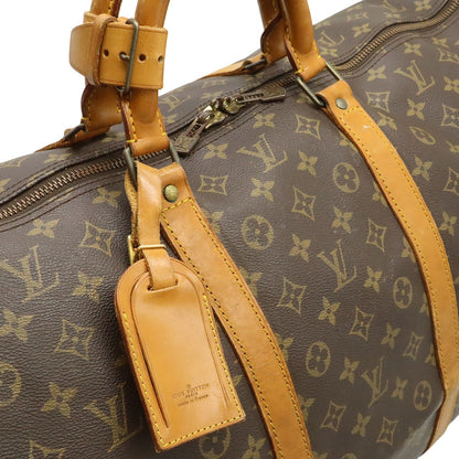 Louis Vuitton Monogram Keepall Bandouliere 60 Boston Bag Travel Purse 2-Way — view 4