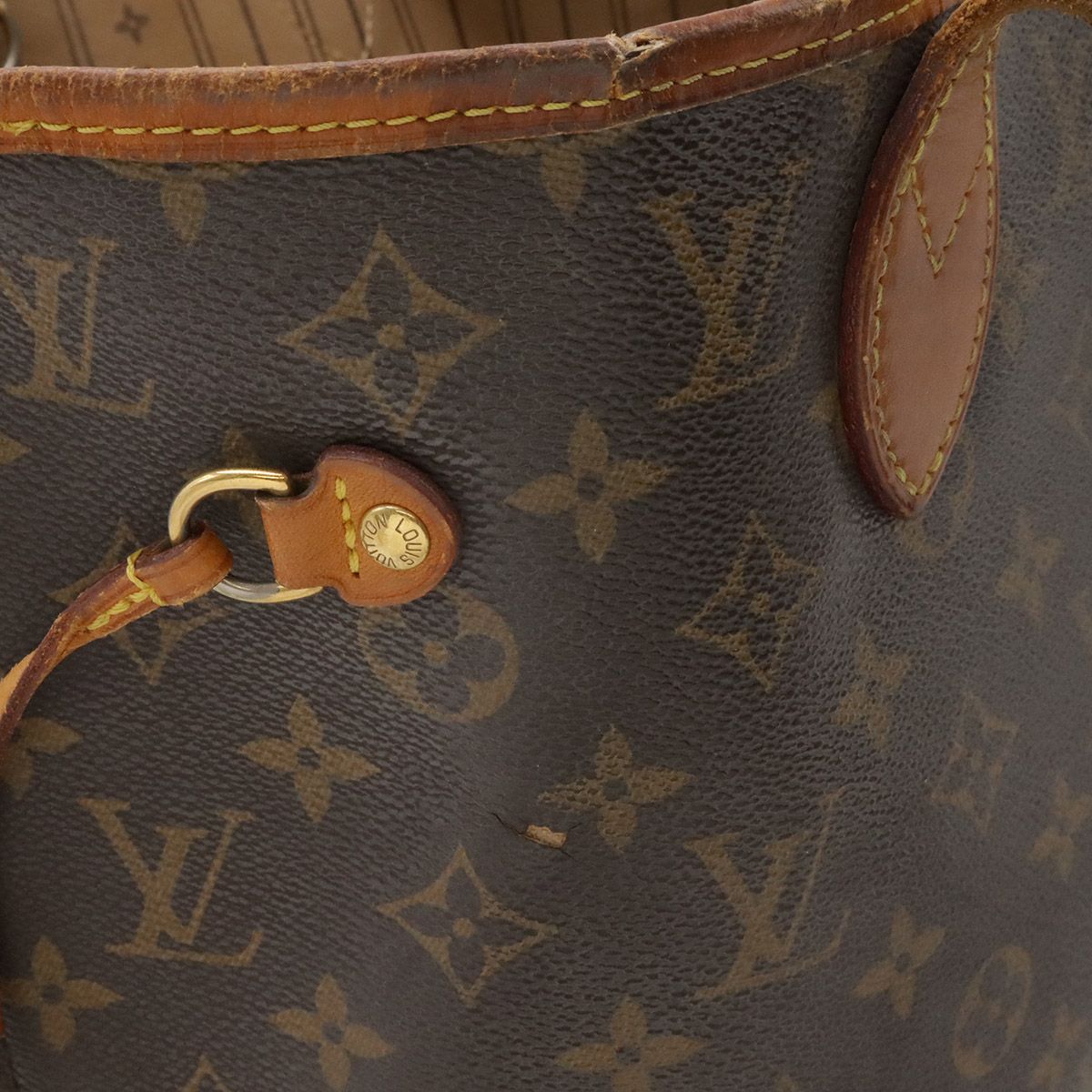 Louis Vuitton Monogram Neverfull MM Tote Shoulder Bag — view 5