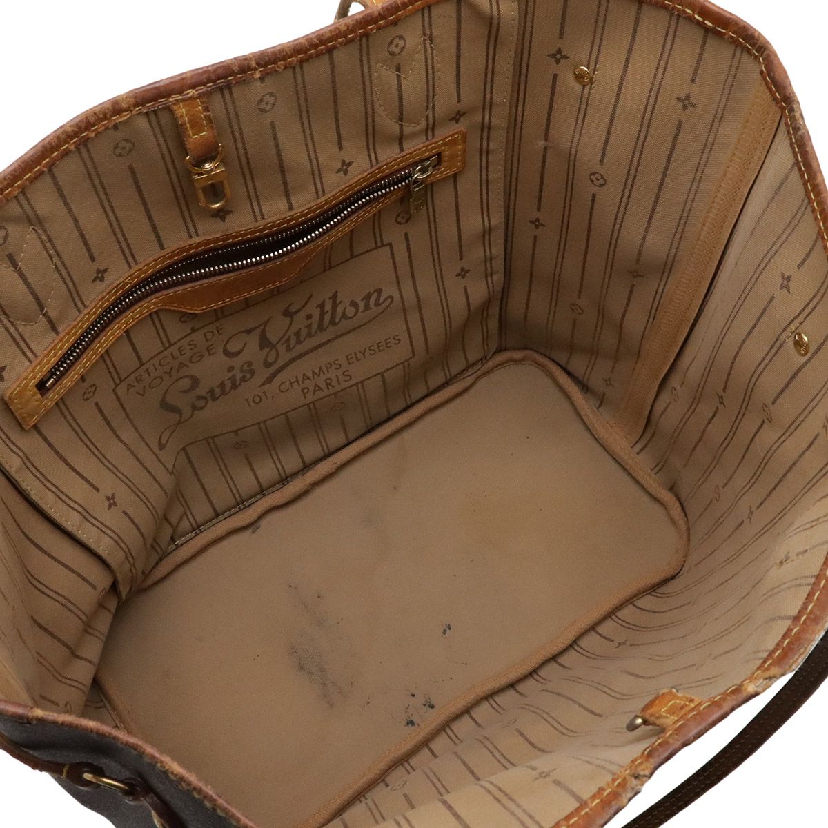 Louis Vuitton Monogram Neverfull MM Tote Shoulder Bag — view 7