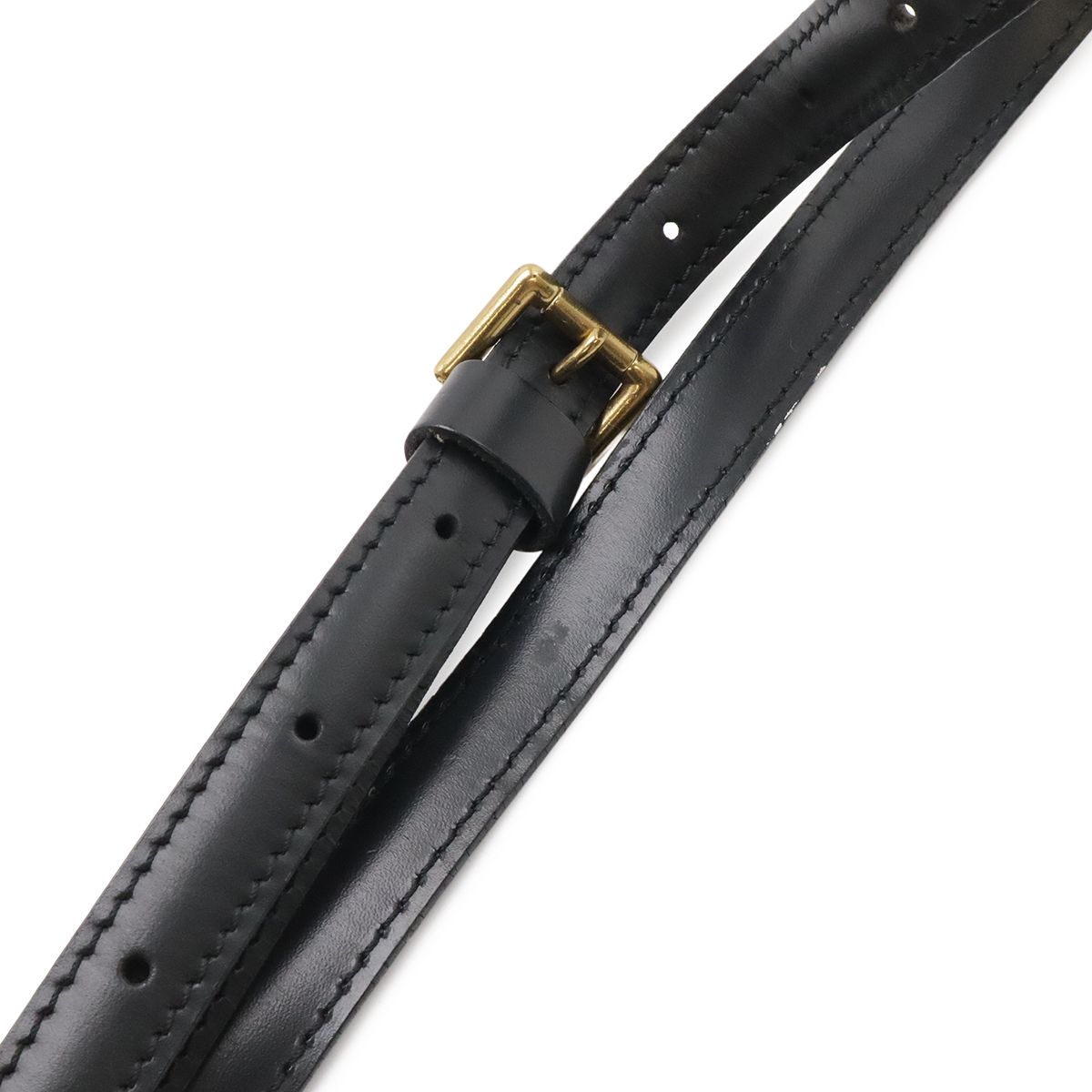 Louis Vuitton Epi Trocadero 24 Shoulder Bag Crossbody Leather Noir Black Gold — view 6