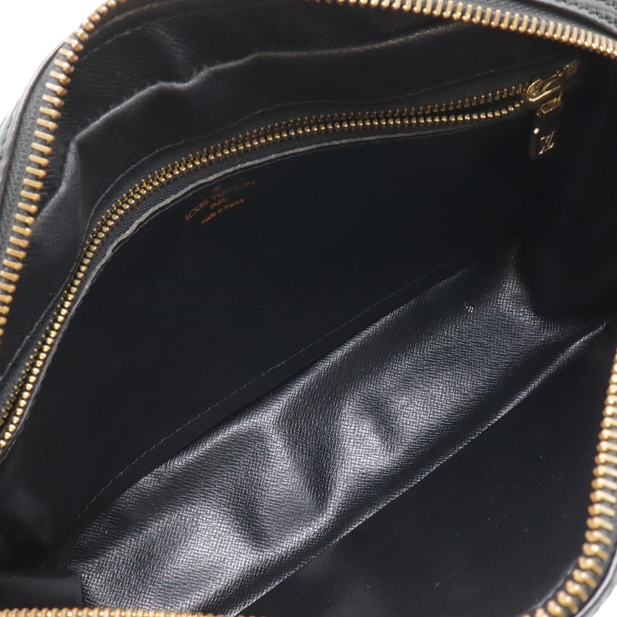 Louis Vuitton Epi Trocadero 24 Shoulder Bag Crossbody Leather Noir Black Gold — view 7