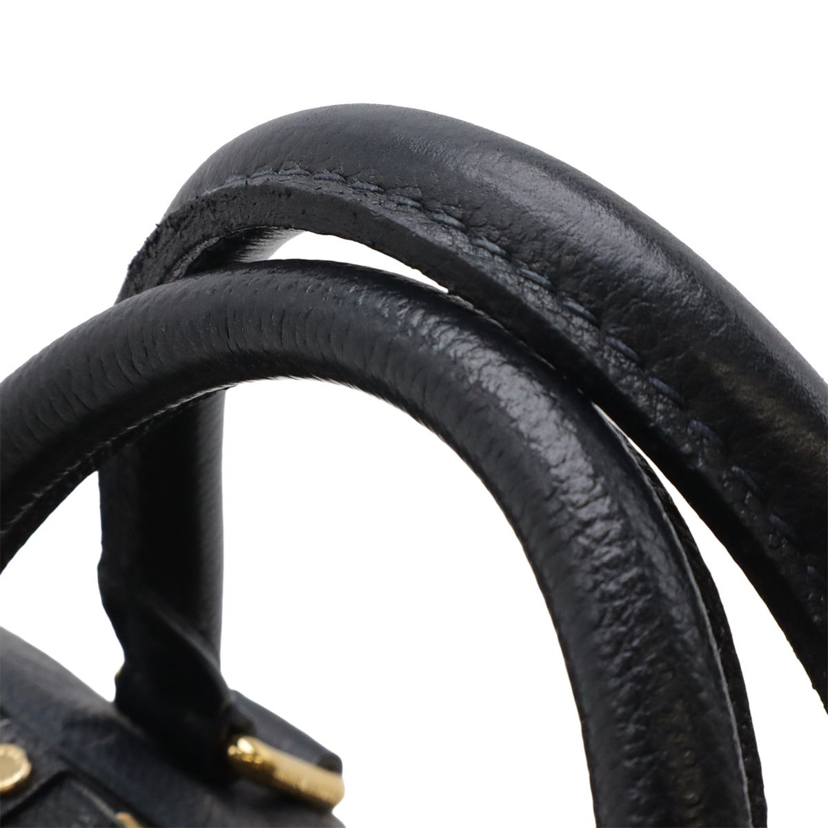 Louis Vuitton Monogram Empreinte Speedy Bandouliere 25 Handbag Infini Navy — view 5