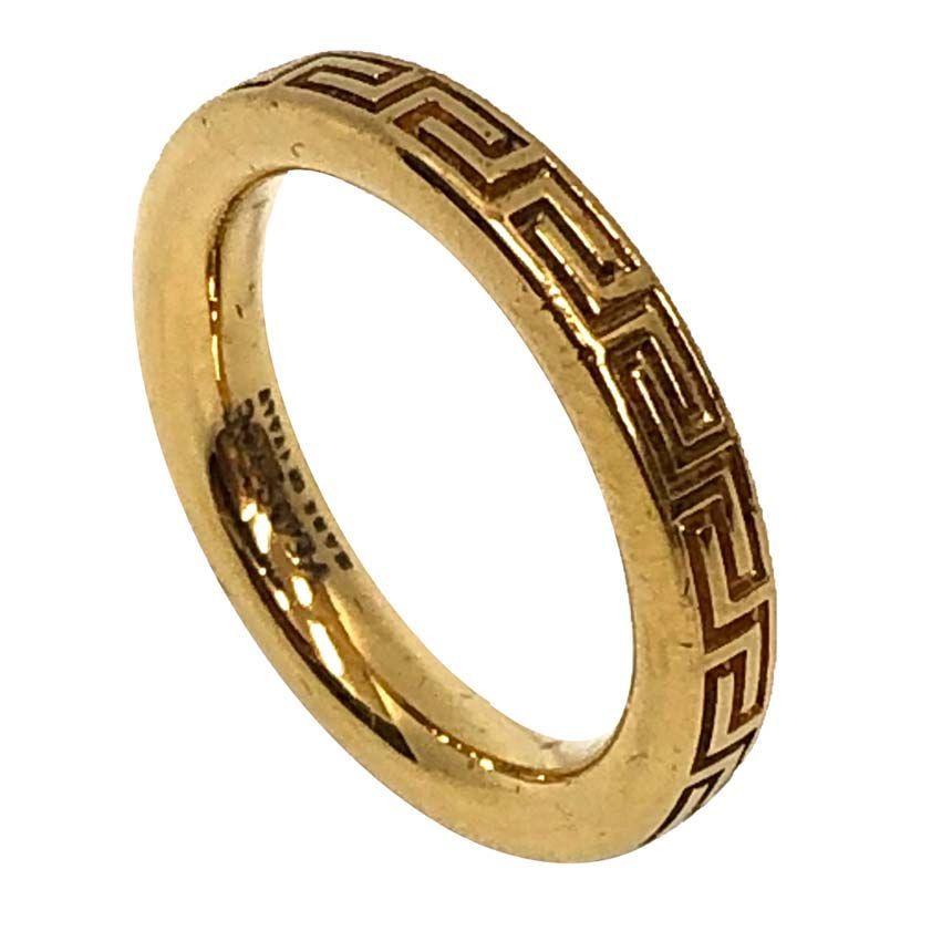 Versace Greca Ring Gold Djmt