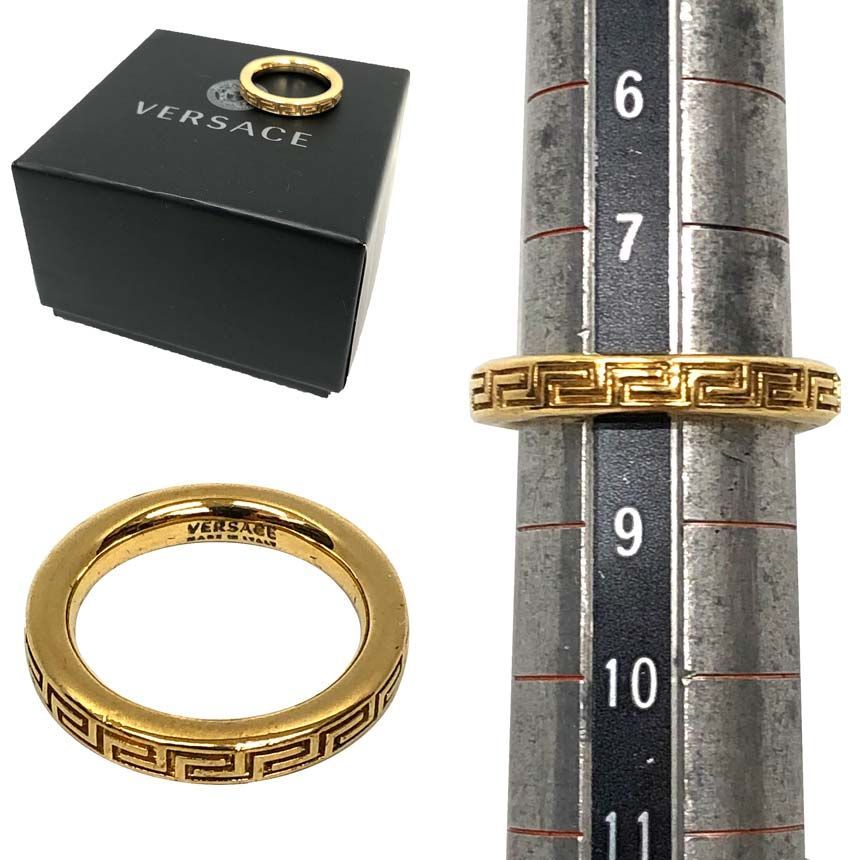 Versace Greca Ring Gold Djmt