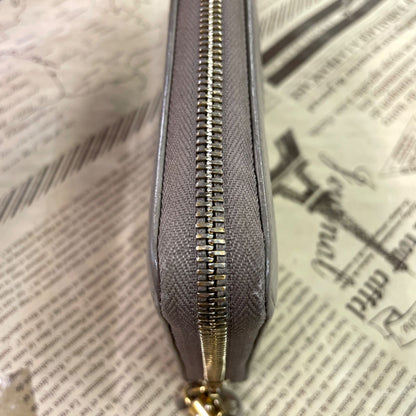 Gucci Wallet Interlocking GG Marmont Leather Gray Ju — view 7