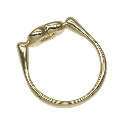 Tiffany & Co Open Heart Gold Diamond Ring — view 9