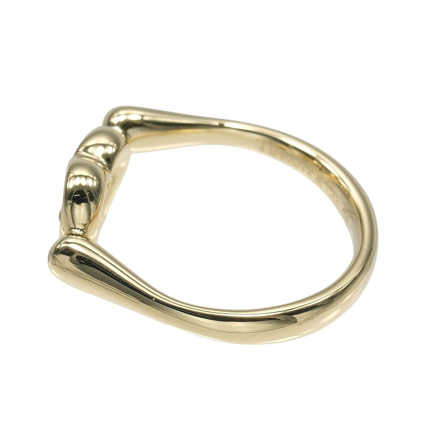 Tiffany & Co Open Heart Gold Diamond Ring — view 7