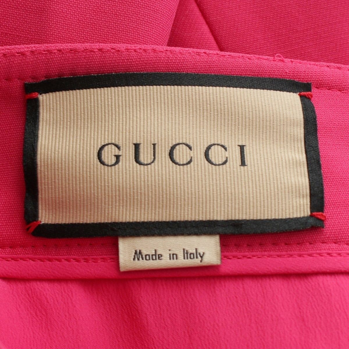 Gucci Wool Silk Skirt Pink 38 — view 8